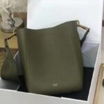 Celin Suau Sangle Bucket In Soft Grained Calfskin-17.5*24.5*12CM