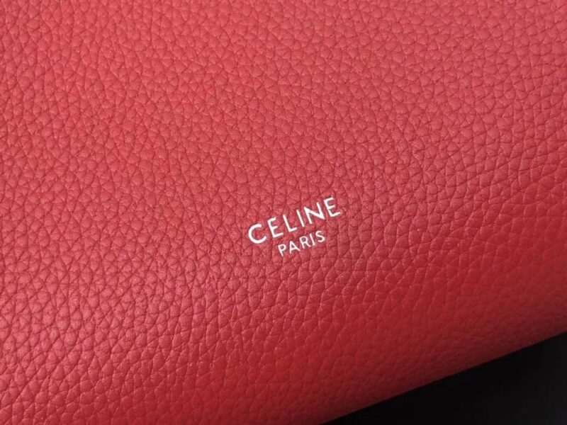 Celin Suau Sangle Bucket In Soft Grained Calfskin-17.5*24.5*12CM - Image 4