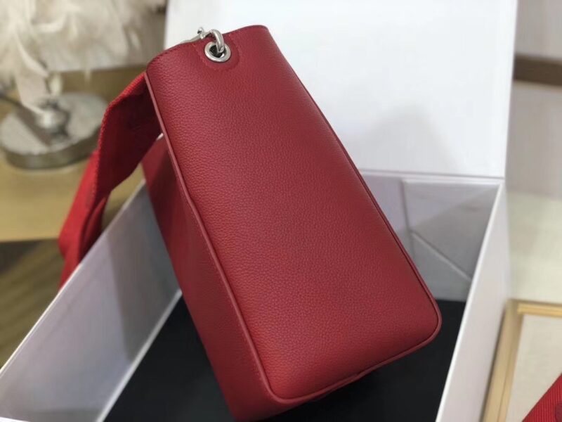 Celin Suau Sangle Bucket In Soft Grained Calfskin-17.5*24.5*12CM - Image 3