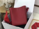 Celin Suau Sangle Bucket In Soft Grained Calfskin-17.5*24.5*12CM