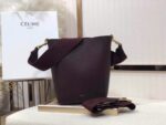 Celin Suau Sangle Bucket In Soft Grained Calfskin-17.5*24.5*12CM