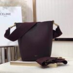 Celin Suau Sangle Bucket In Soft Grained Calfskin-17.5*24.5*12CM