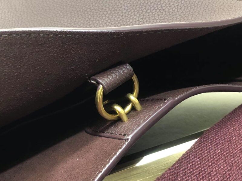 Celin Suau Sangle Bucket In Soft Grained Calfskin-17.5*24.5*12CM - Image 3