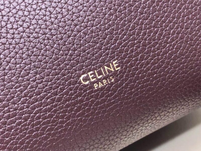 Celin Suau Sangle Bucket In Soft Grained Calfskin-17.5*24.5*12CM - Image 6