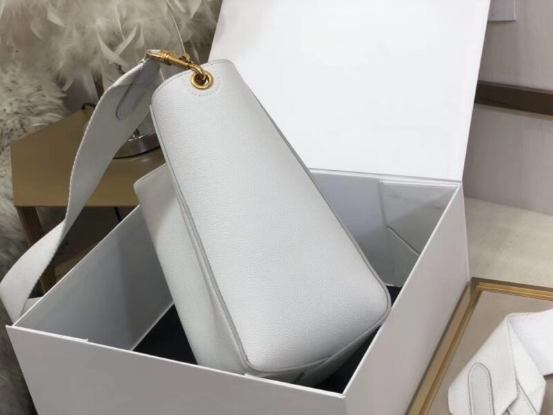 Celin Suau Sangle Bucket In Soft Grained Calfskin-17.5*24.5*12CM - Image 3