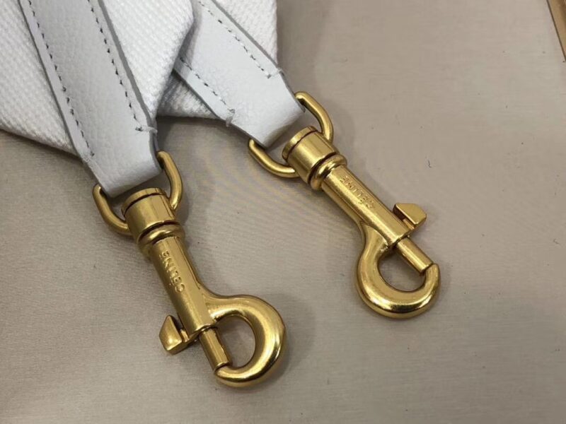 Celin Suau Sangle Bucket In Soft Grained Calfskin-17.5*24.5*12CM - Image 6