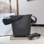 Celin Suau Sangle Bucket In Soft Grained Calfskin-17.5*24.5*12CM