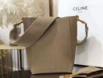 Celin Suau Sangle Bucket In Soft Grained Calfskin-17.5*24.5*12CM - Image 8