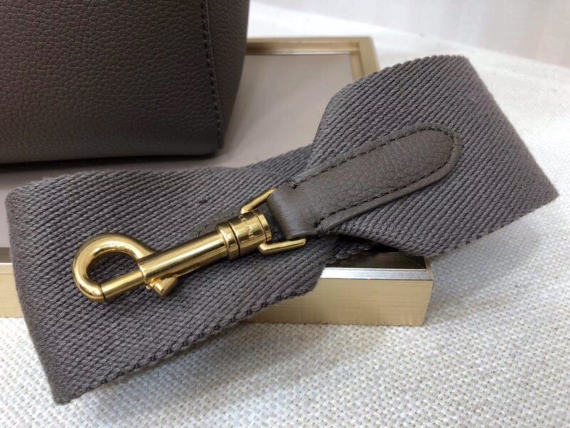 Celin Suau Sangle Bucket In Soft Grained Calfskin-17.5*24.5*12CM - Image 3