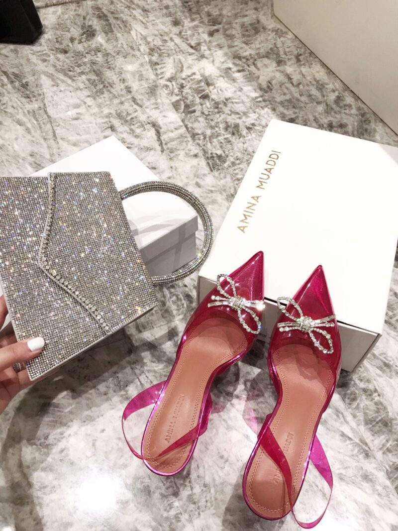 Amina Muaddi Heel-10CM - Image 2