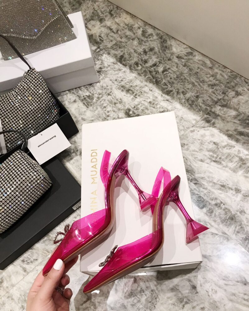 Amina Muaddi Heel-10CM - Image 4