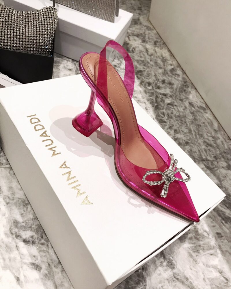 Amina Muaddi Heel-10CM - Image 9