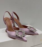 Amina Muaddi Heel-10CM