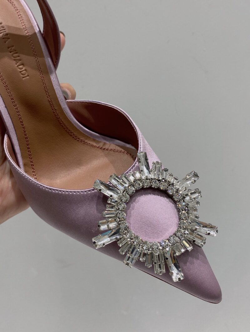 Amina Muaddi Heel-10CM - Image 3