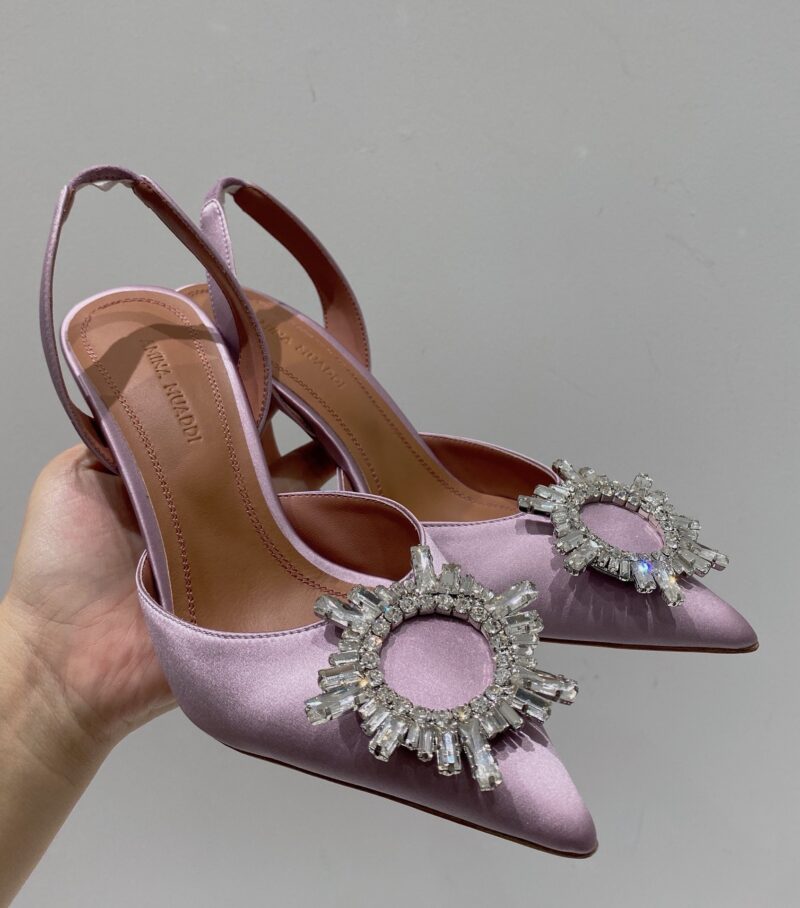 Amina Muaddi Heel-10CM - Image 5