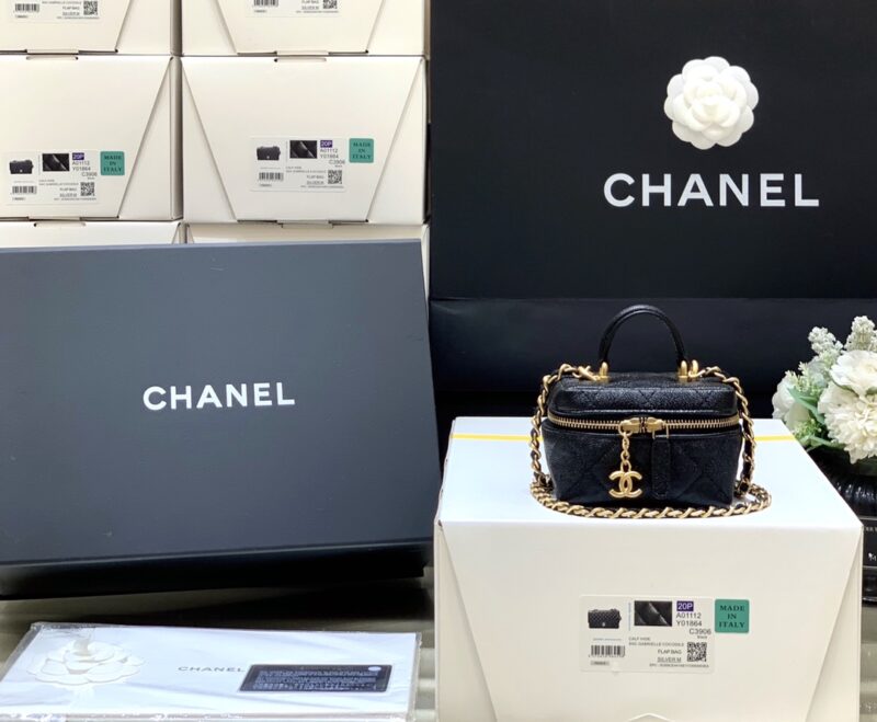 Ch@nel Vanity Bag-11.5x12x7CM - Image 5