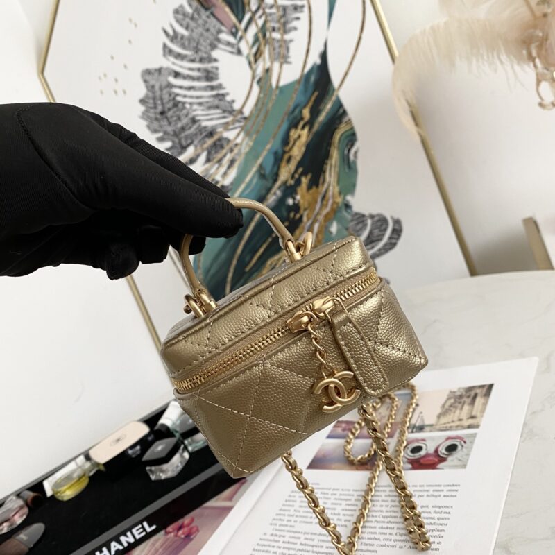 Ch@nel Vanity Bag-11.5x12x7CM - Image 3