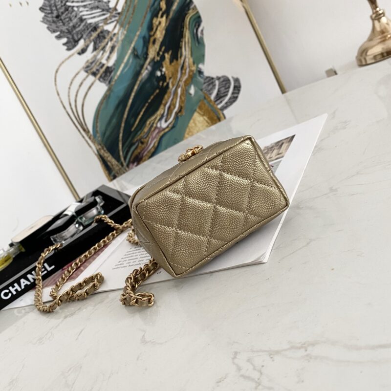 Ch@nel Vanity Bag-11.5x12x7CM - Image 7