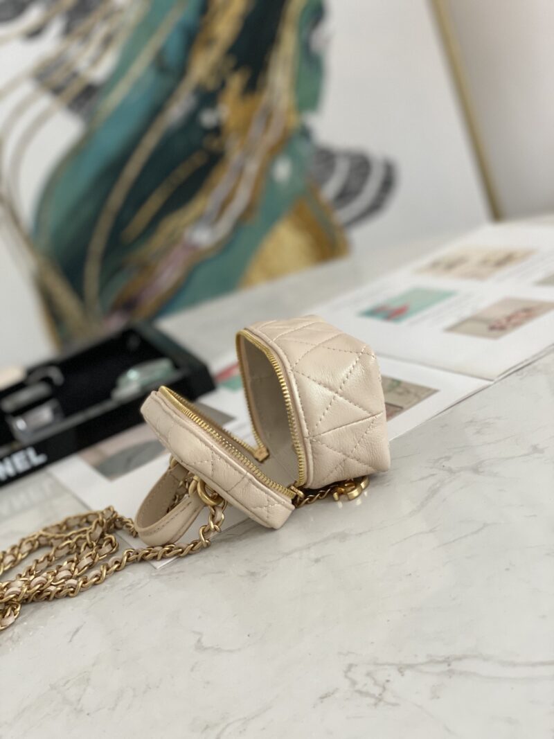 Ch@nel Vanity Bag-11.5x12x7CM - Image 4