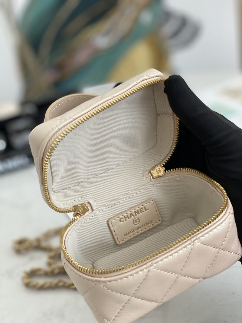 Ch@nel Vanity Bag-11.5x12x7CM - Image 8