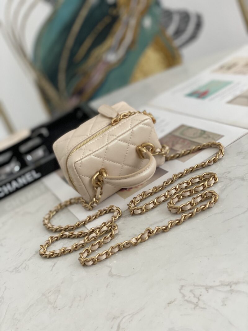 Ch@nel Vanity Bag-11.5x12x7CM - Image 9