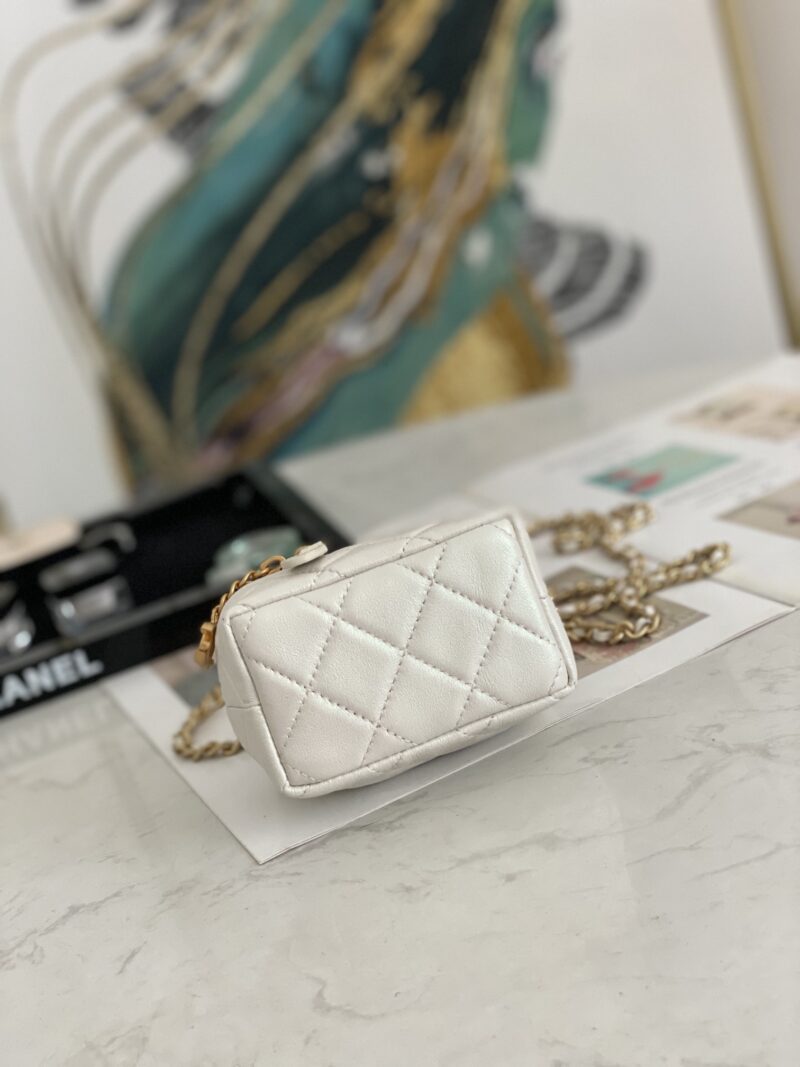 Ch@nel Vanity Bag-11.5x12x7CM - Image 4