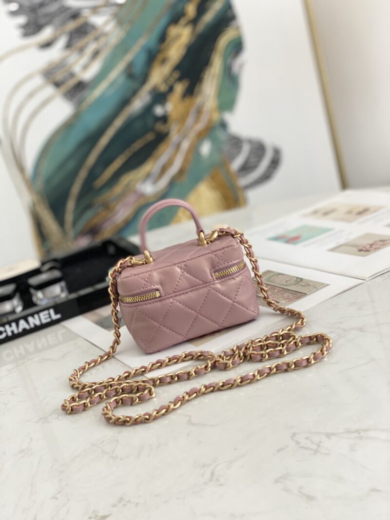 Ch@nel Vanity Bag-11.5x12x7CM - Image 2