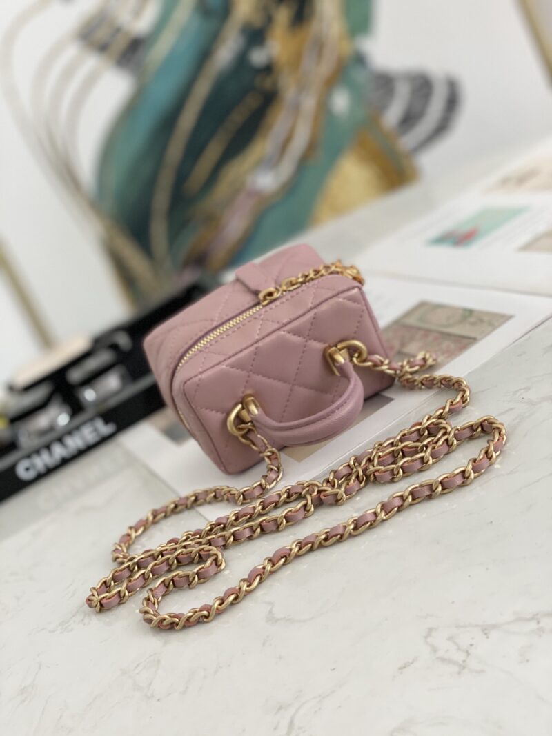 Ch@nel Vanity Bag-11.5x12x7CM - Image 4