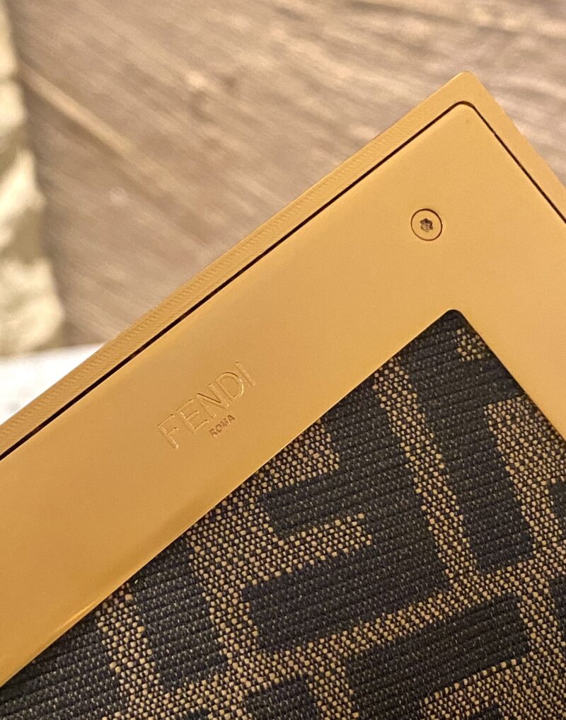 Fendi  First Bag-26*18*9.5/32.5*23.5*15CM(Brown) - Image 3