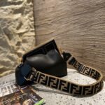 Fendi  First Bag-26*18*9.5/32.5*23.5*15CM(Black)