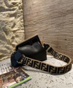 Fendi  First Bag-26*18*9.5/32.5*23.5*15CM(Black)