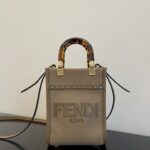 Fendi Vintage Mini Tote-13x6.5x18CM