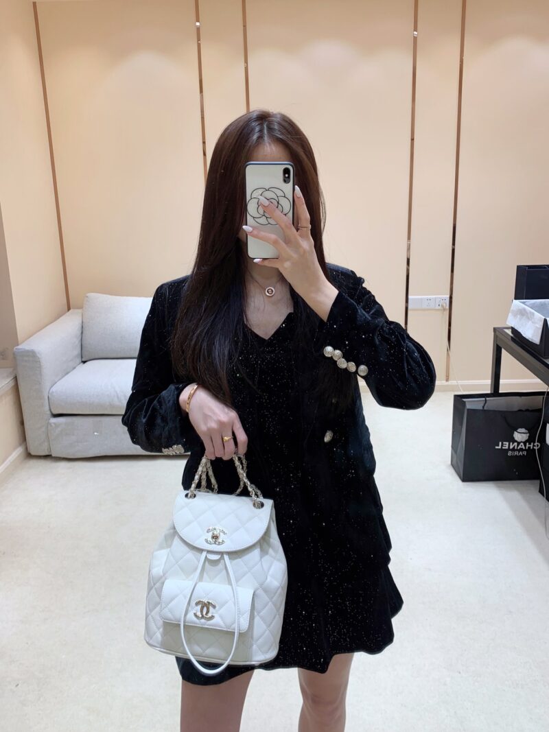 Ch@nel Backpack -22.5x24x12CM - Image 14