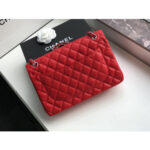 Ch@nel Flap Bag-Cavir Leather-Silver-30CM - Image 8