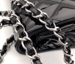 Ch@nel Flap Bag-Silver Hardware-30CM - Image 3