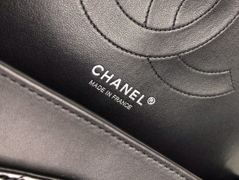 Ch@nel Flap Bag-Silver Hardware-30CM - Image 9