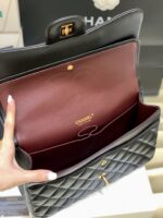 Ch@nel Flap Bag-Lambskin-Gold-30CM - Image 4