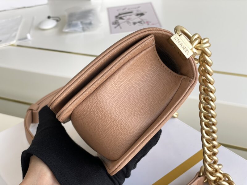 Ch@nel Boy Bag-Gravy-20CM - Image 6