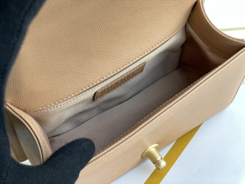 Ch@nel Boy Bag-Gravy-20CM - Image 7