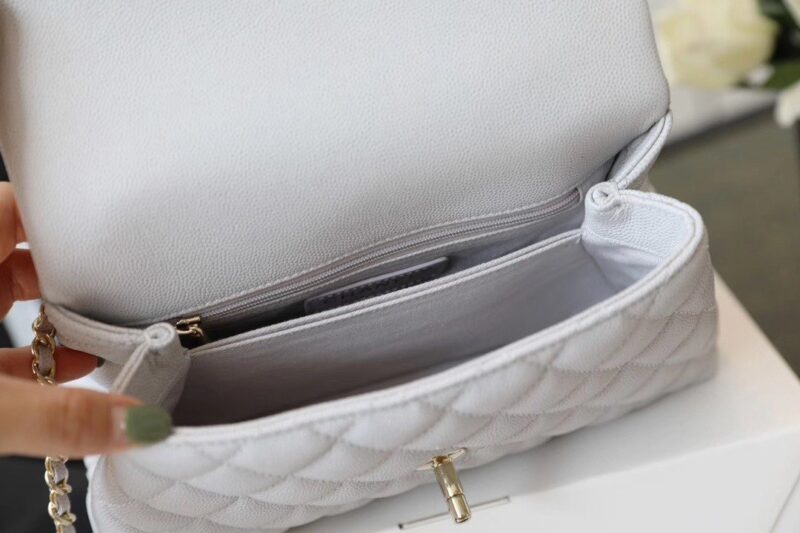 Ch@nel Coco Handlebag-Gold Hardware-23&28CM - Image 4