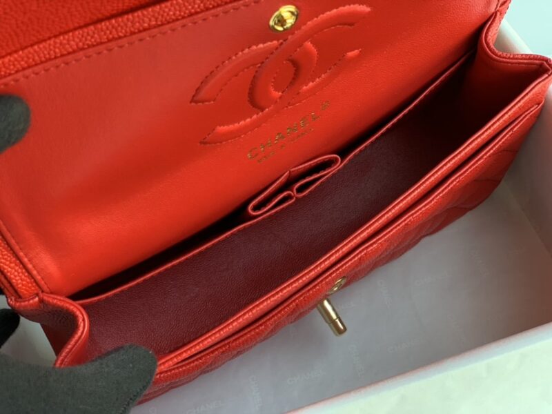 Ch@nel Flap Bag-Caviar Leather-25CM - Image 7