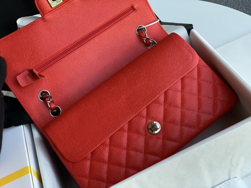 Ch@nel Flap Bag-Caviar Leather-25CM - Image 3