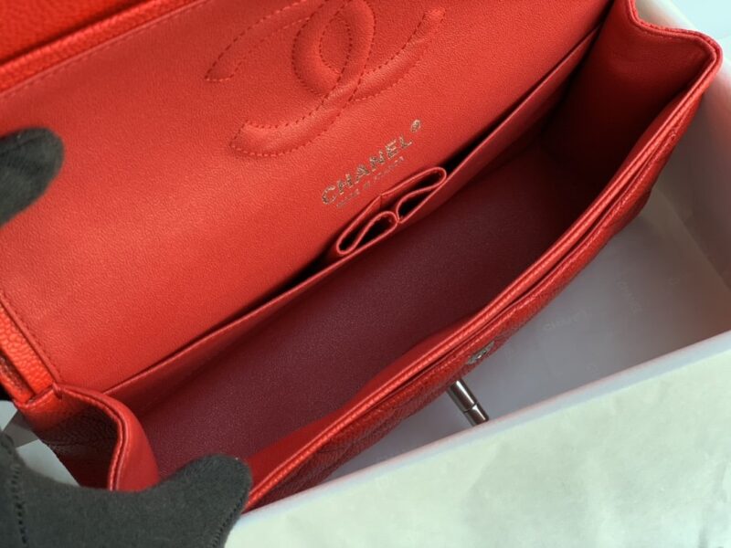 Ch@nel Flap Bag-Caviar Leather-25CM - Image 5