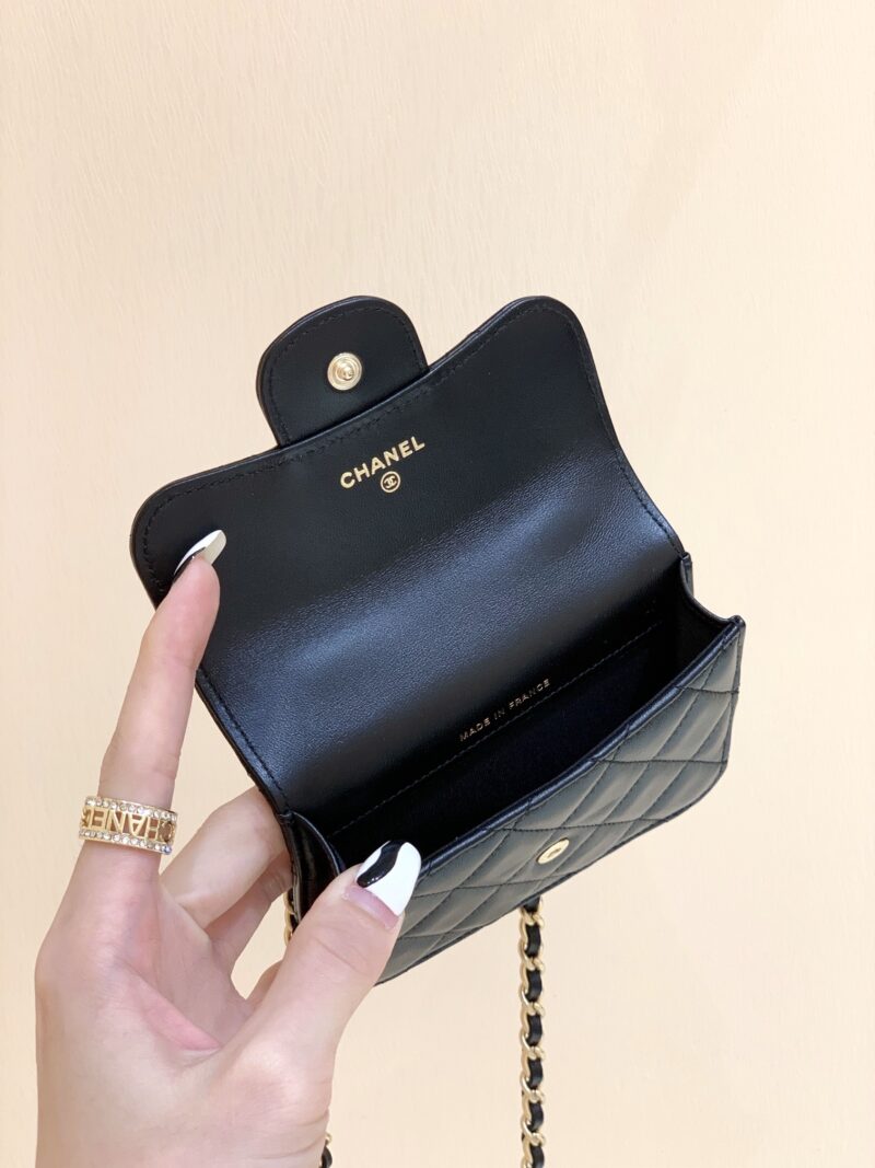 Ch@nel Flap Bag-12.5x9.5x3.5CM - Image 3