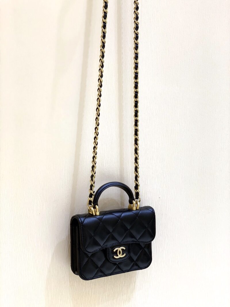 Ch@nel Flap Bag-12.5x9.5x3.5CM - Image 4