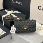 Ch@nel Flap Bag-22X7X13CM