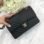Ch@nel Flap Bag-Caviar Leather-25CM
