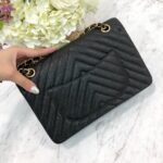 Ch@nel Flap Bag-Caviar Leather-25CM - Image 6