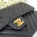 Ch@nel Flap Bag-Caviar Leather-25CM - Image 8