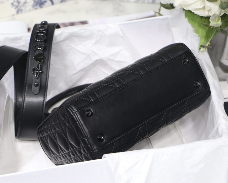 Lady Diro Bag-Black Hardware-20*16.5*8CM - Image 6